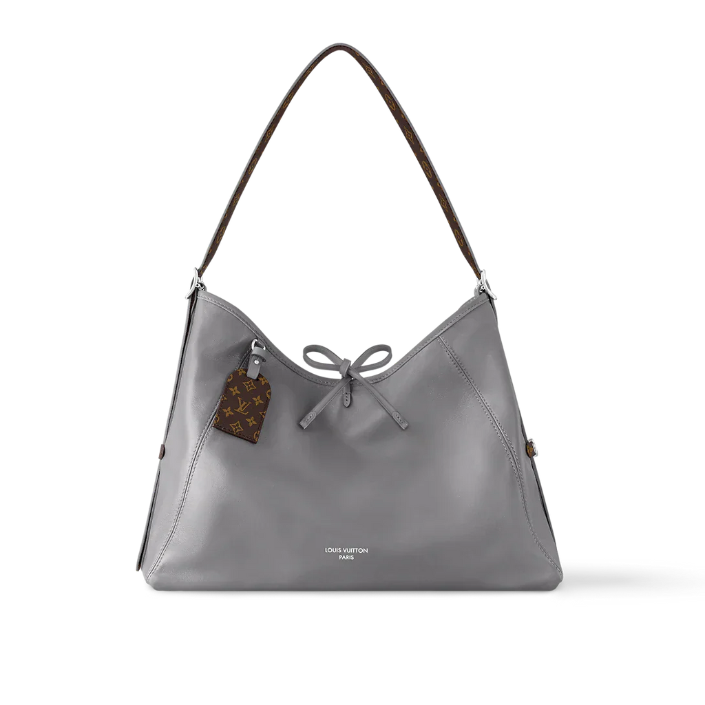 Louis Vuitton Carryall Vibe MM Gray Shoulder Bag — view 2