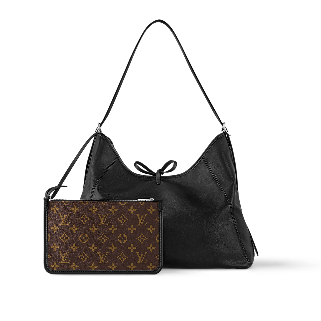 Louis Vuitton Carryall Vibe MM Black Handbag — view 3