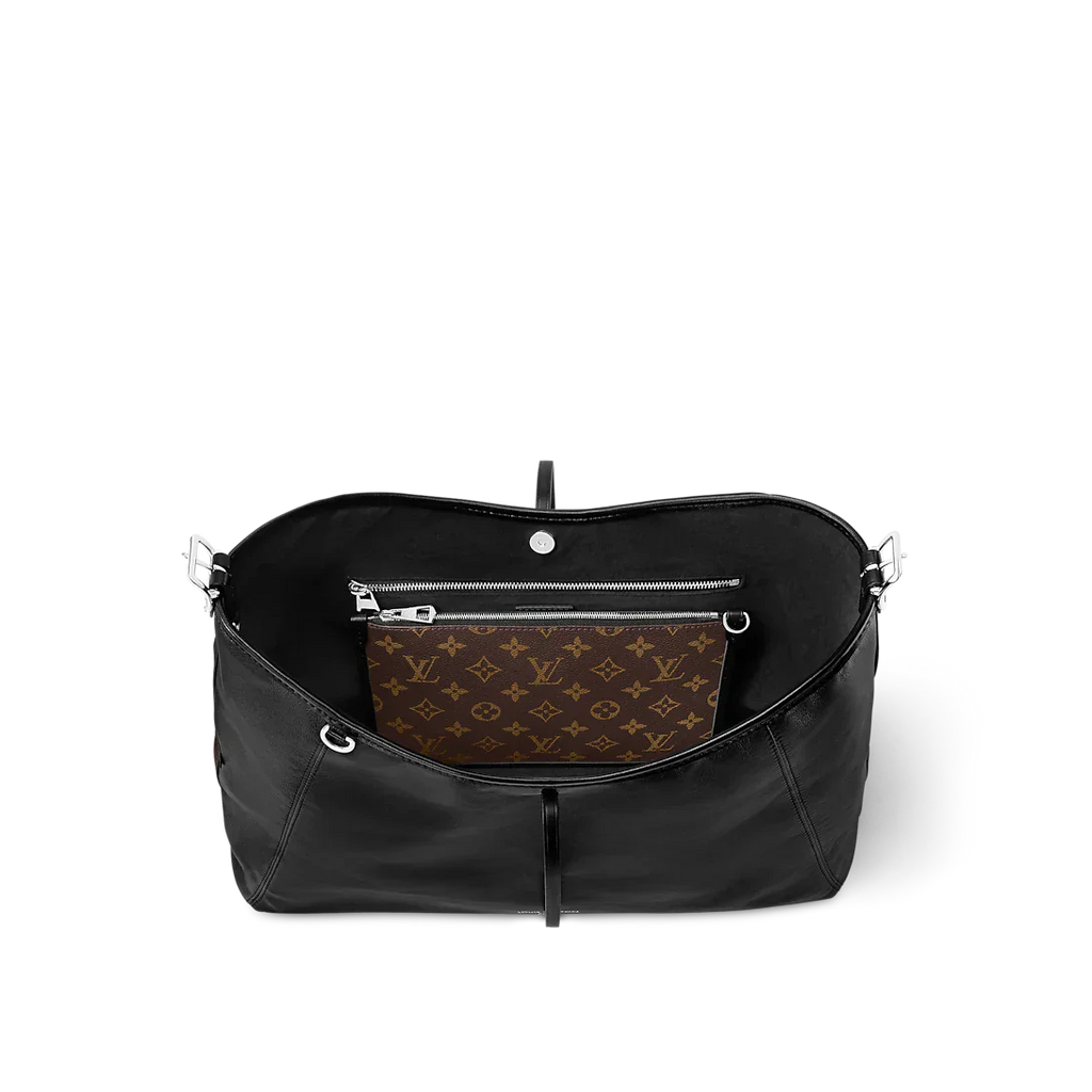 Louis Vuitton Carryall Vibe MM Black Handbag — view 4