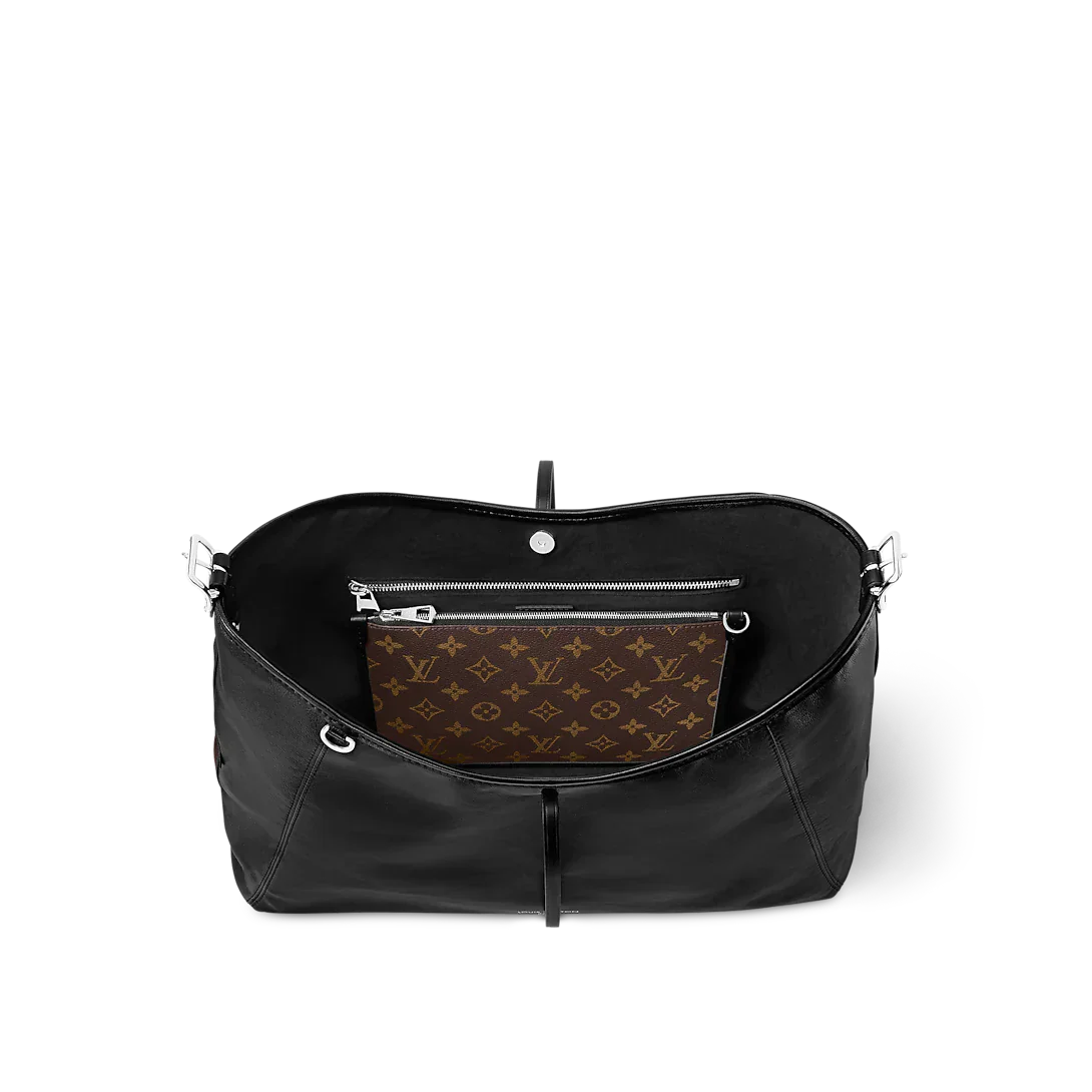 Louis Vuitton Carryall Vibe MM Black Handbag — view 4