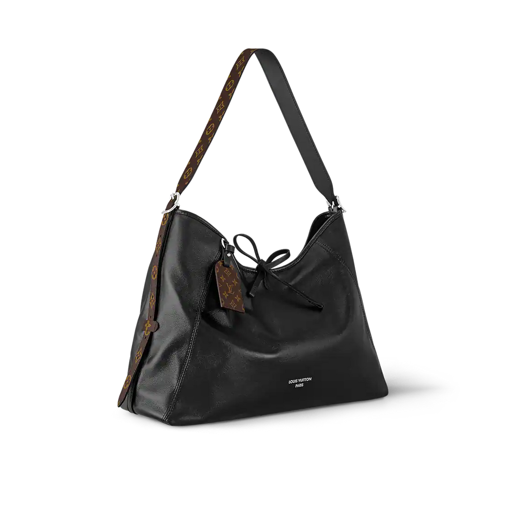 Louis Vuitton Carryall Vibe MM Black Handbag — view 1