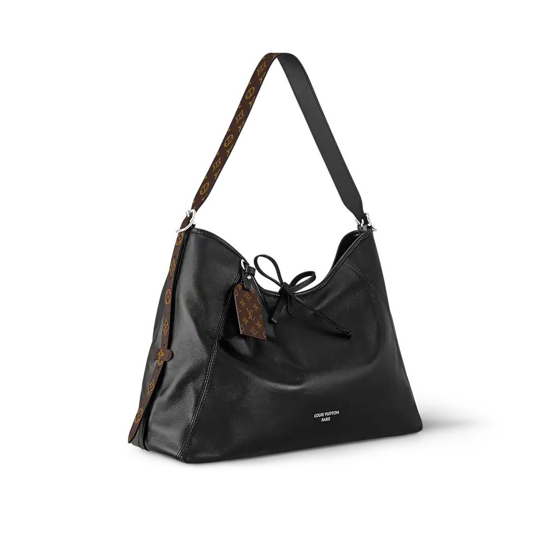 Louis Vuitton Carryall Vibe MM Black Handbag — view 1