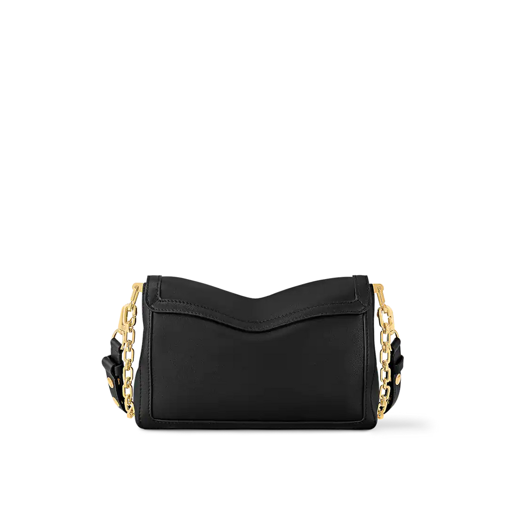 Louis Vuitton Dauphine Soft MM Black Handbag — view 1
