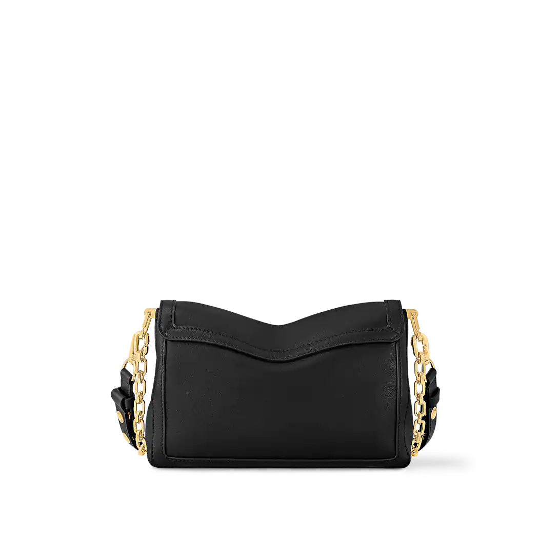 Louis Vuitton Dauphine Soft MM Black Handbag — view 1