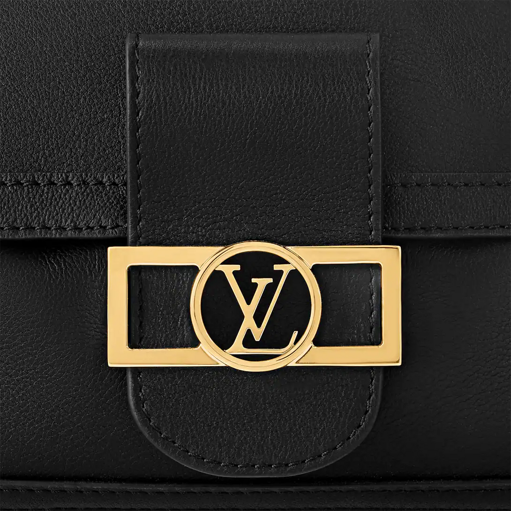 Louis Vuitton Dauphine Soft MM Black Handbag — view 2