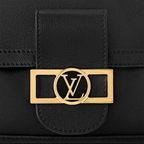 Louis Vuitton Dauphine Soft MM Black Handbag — view 2