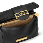 Louis Vuitton Dauphine Soft MM Black Handbag — view 3