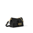 Louis Vuitton Dauphine Soft MM Black Handbag — view 5