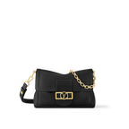 Louis Vuitton Dauphine Soft MM Black Handbag — view 7