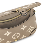 Louis Vuitton Diane Monogram Empreinte Tourterelle Beige Cream Satchel Bag — view 5