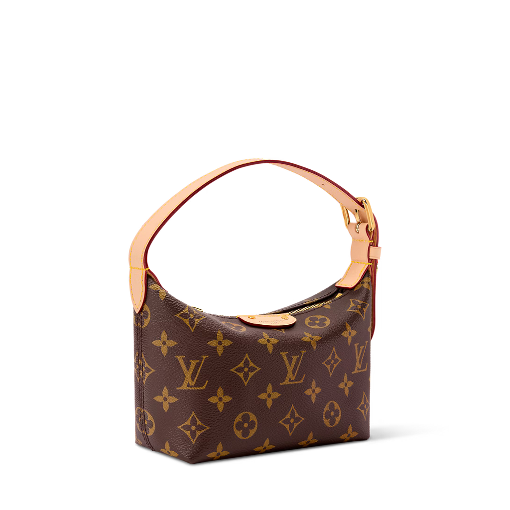 LV Classic Hills Monogram Canvas Handle Shoulder Bag with Simple Adjustable Strap — view 2