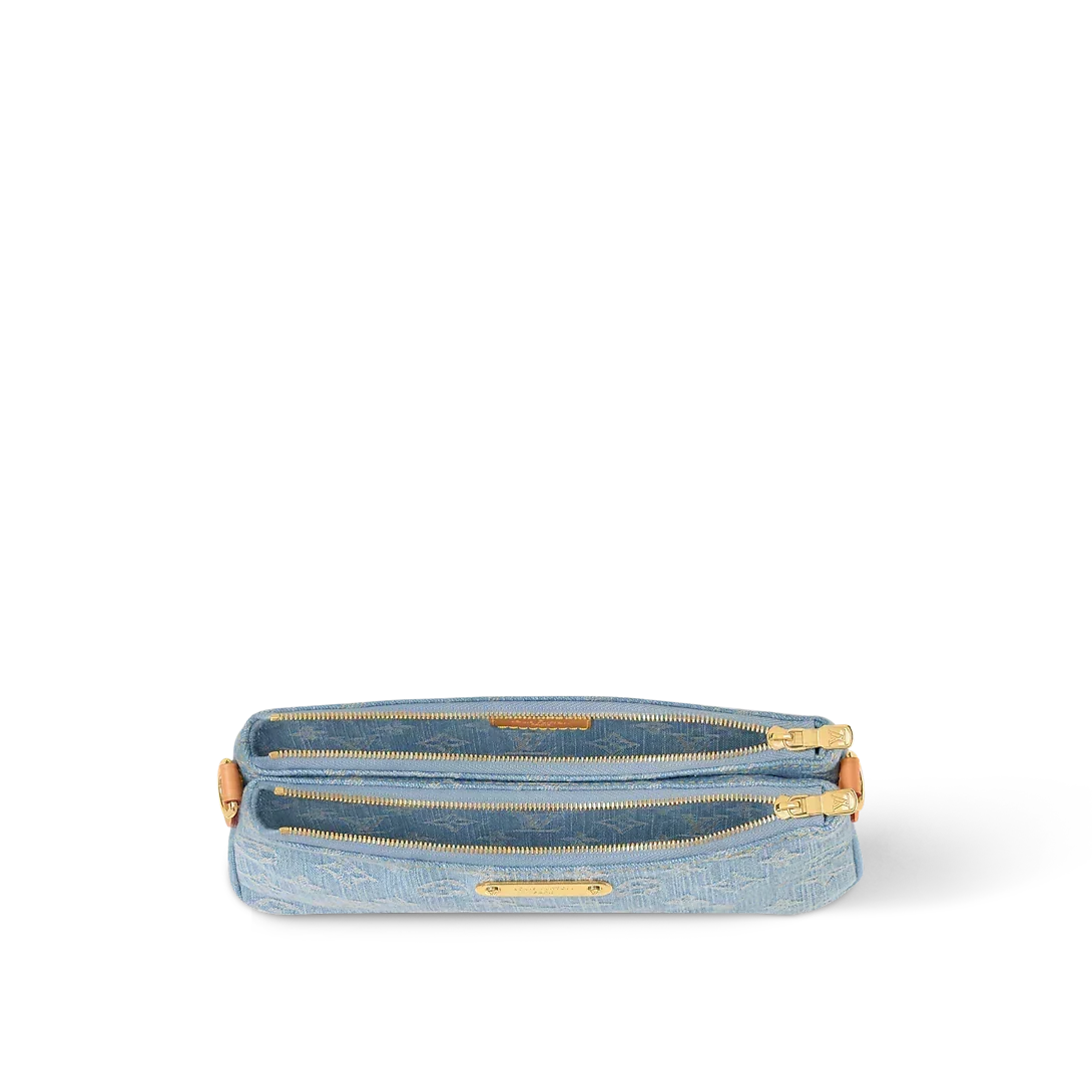 Louis Vuitton Liv Pochette Sky Blue — view 3