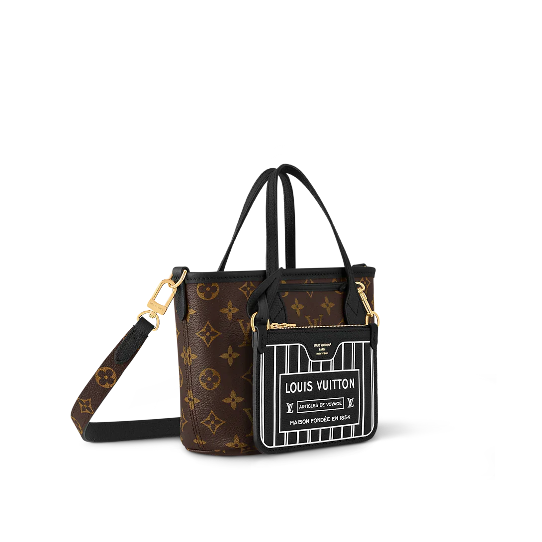 Louis Vuitton Neverfull Bandoulière Inside Out BB Handbag — view 1