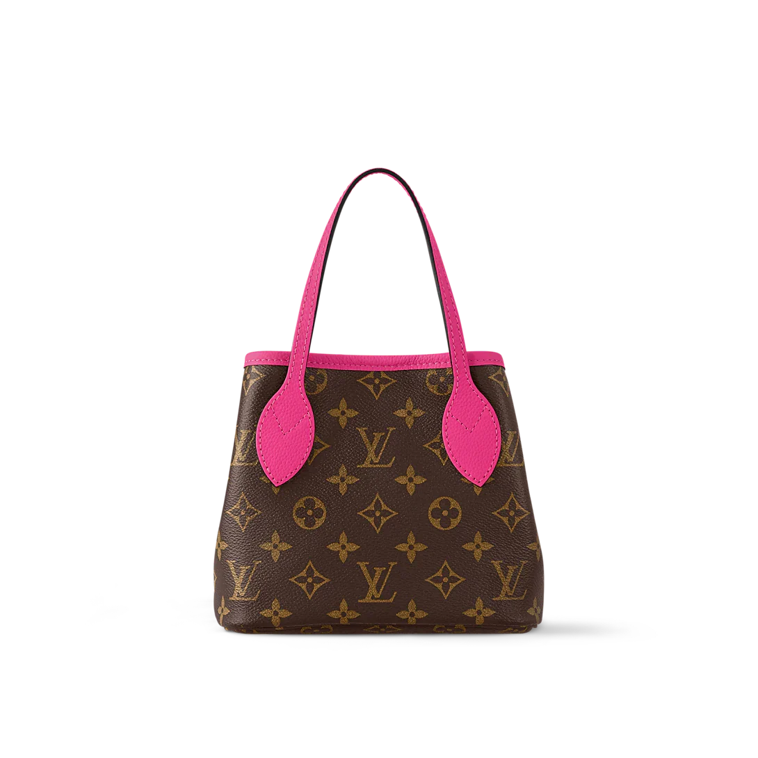 Louis Vuitton Neverfull Bandoulière Inside Out BB Tote Bag - Rose Pondichery / Monogram — view 3