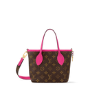 Louis Vuitton Neverfull Bandoulière Inside Out BB Tote Bag - Rose Pondichery / Monogram — view 2