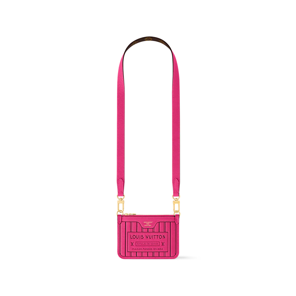 Louis Vuitton Neverfull Bandoulière Inside Out BB Tote Bag - Rose Pondichery / Monogram — view 6
