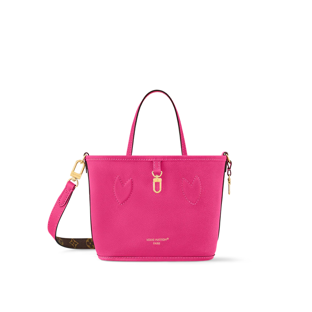Louis Vuitton Neverfull Bandoulière Inside Out BB Tote Bag - Rose Pondichery / Monogram — view 5