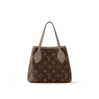 Neverfull Bandoulière Inside Out BB Tote Bag - Dark Fango / Monogram — view 3