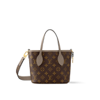 Neverfull Bandoulière Inside Out BB Tote Bag - Dark Fango / Monogram — view 2