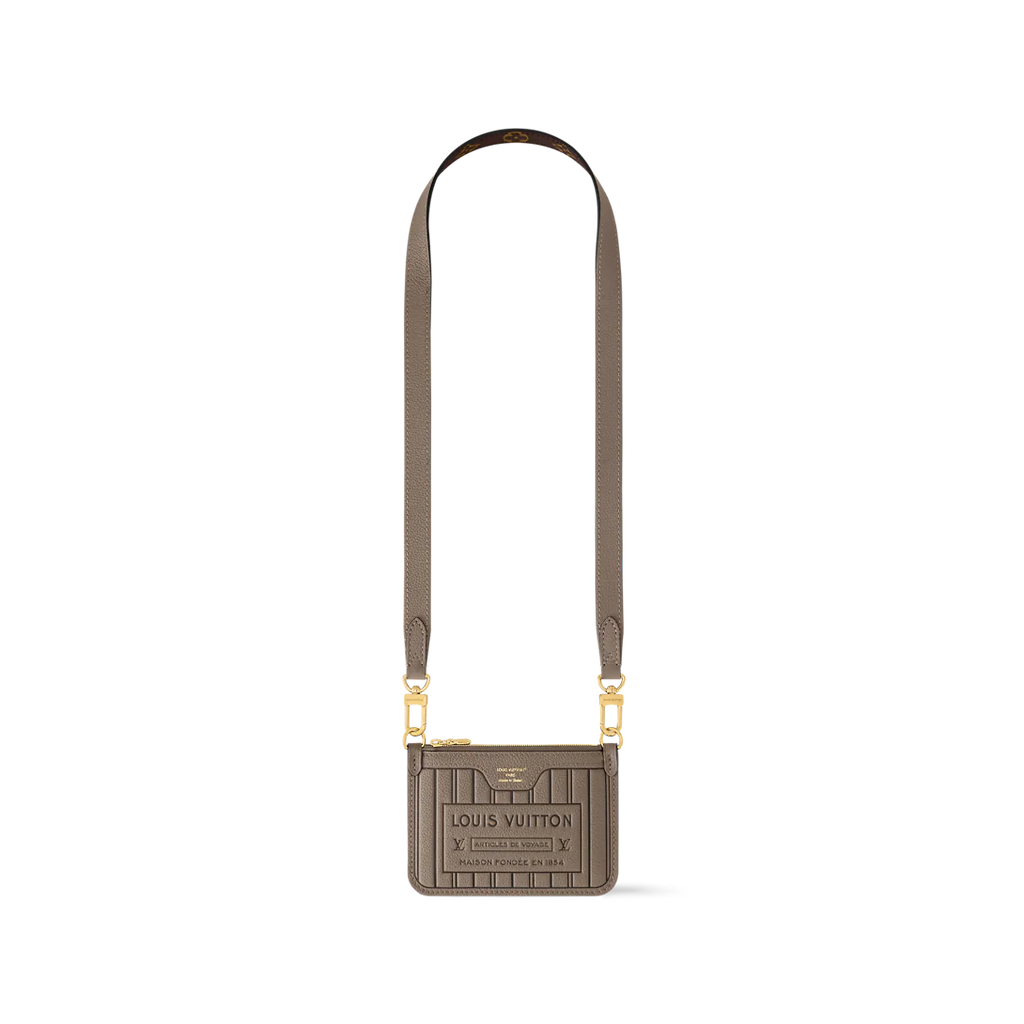 Neverfull Bandoulière Inside Out BB Tote Bag - Dark Fango / Monogram — view 6