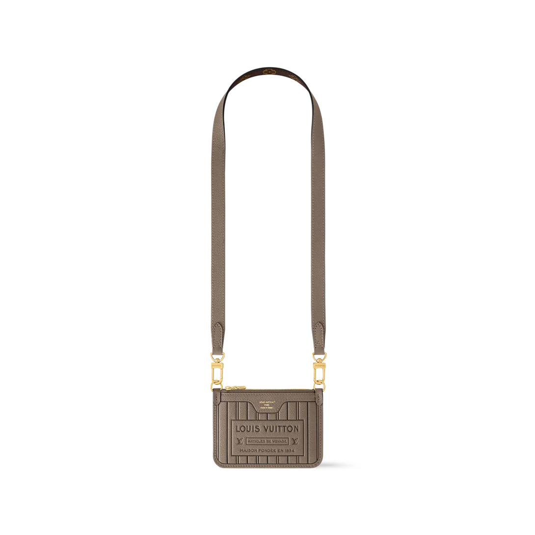 Neverfull Bandoulière Inside Out BB Tote Bag - Dark Fango / Monogram — view 6