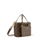 Neverfull Bandoulière Inside Out BB Tote Bag - Dark Fango / Monogram — view 1