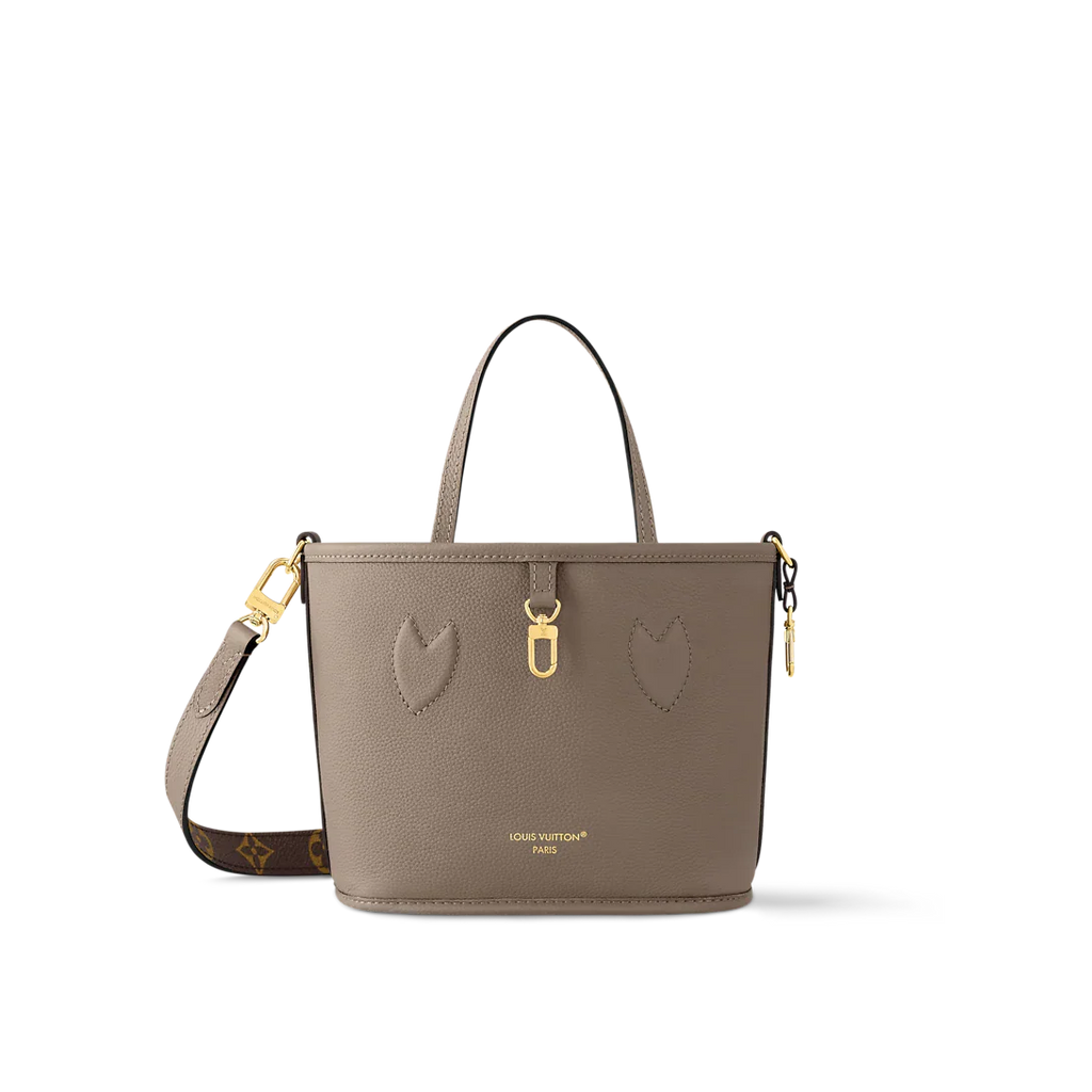 Neverfull Bandoulière Inside Out BB Tote Bag - Dark Fango / Monogram — view 5