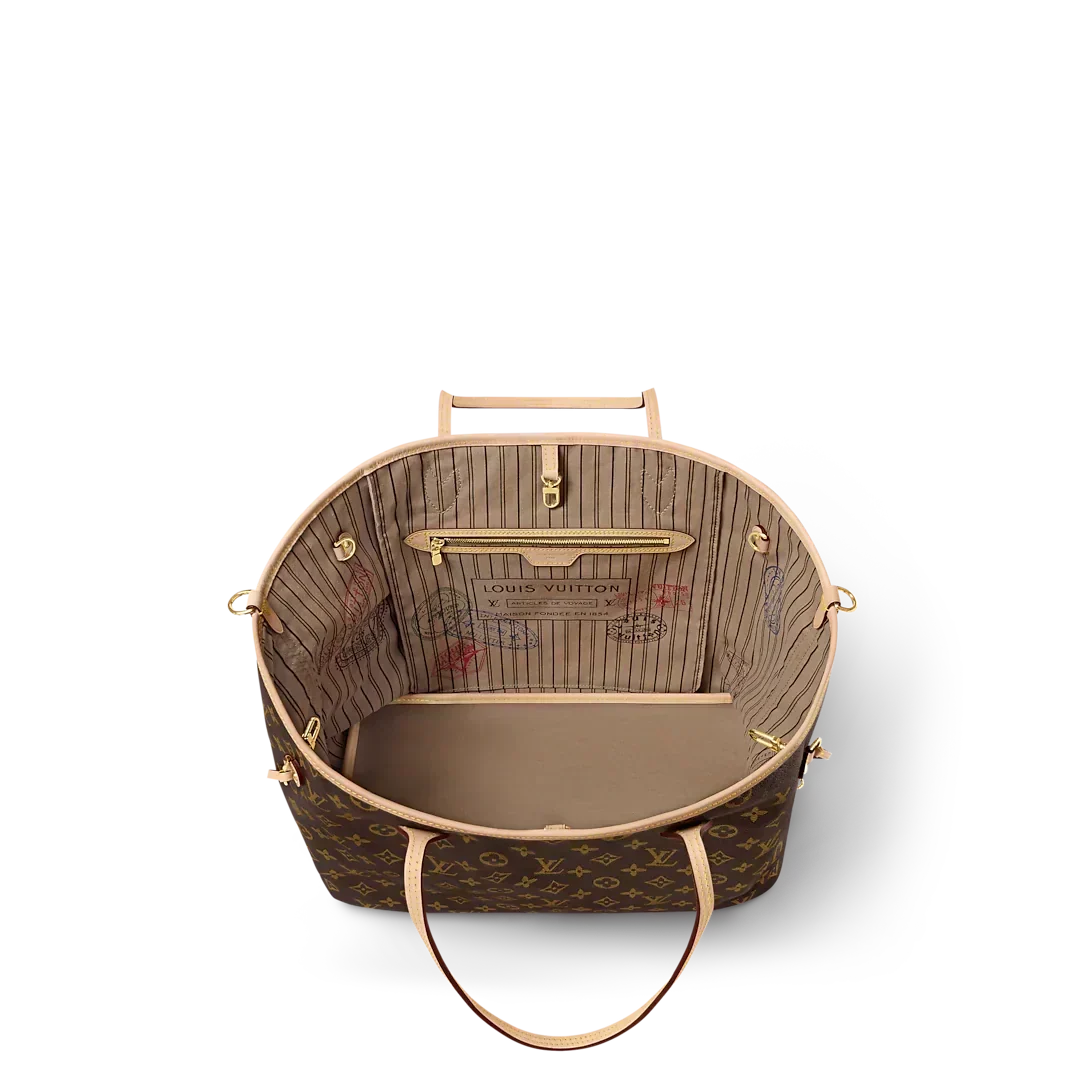 Louis Vuitton Neverfull Bandoulière Inside Out GM Handbag — view 5