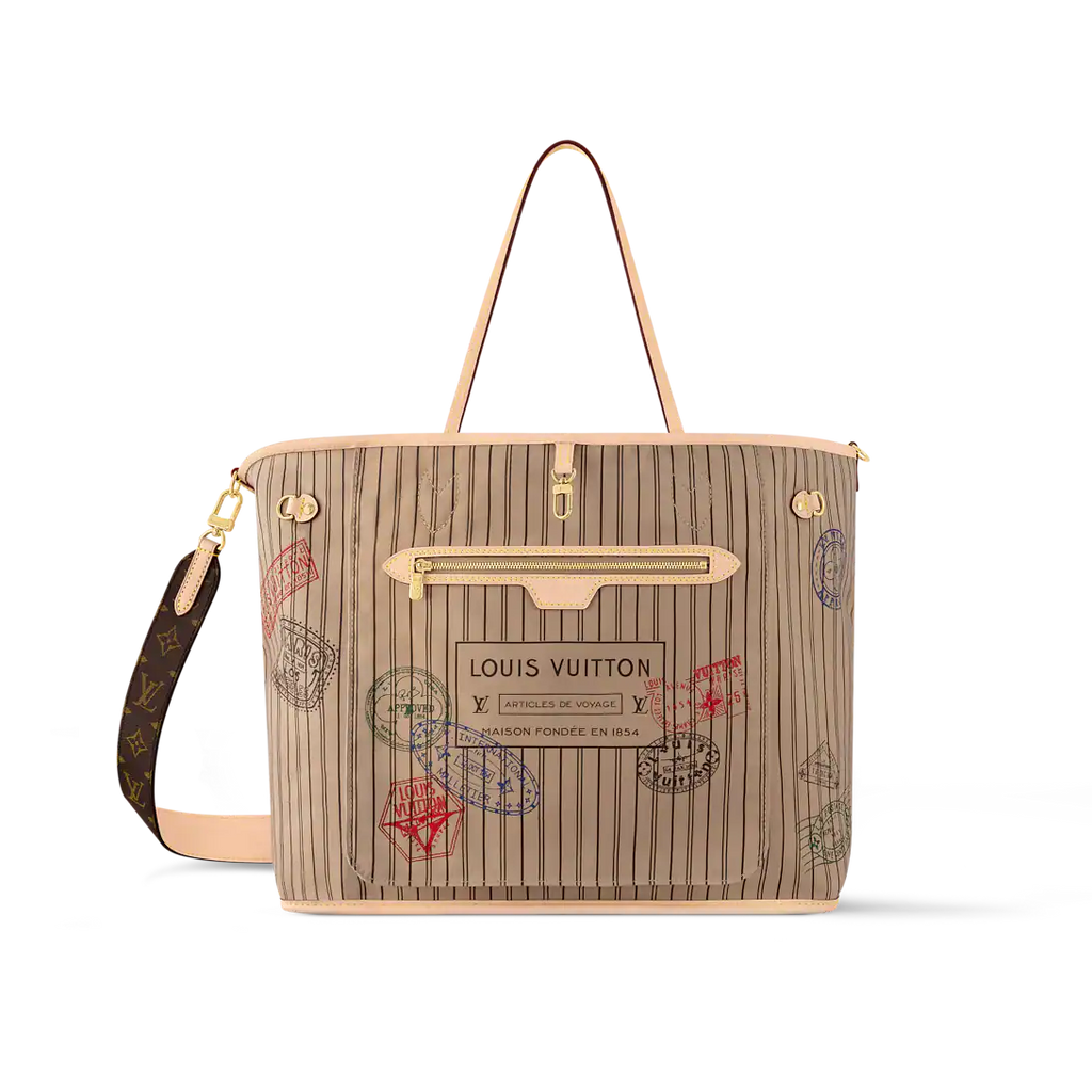Louis Vuitton Neverfull Bandoulière Inside Out GM Handbag — view 3