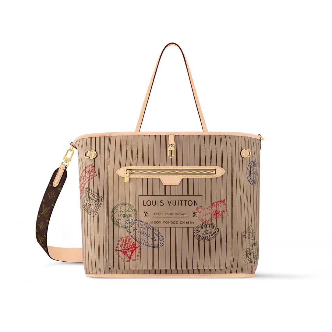 Louis Vuitton Neverfull Bandoulière Inside Out GM Handbag — view 3