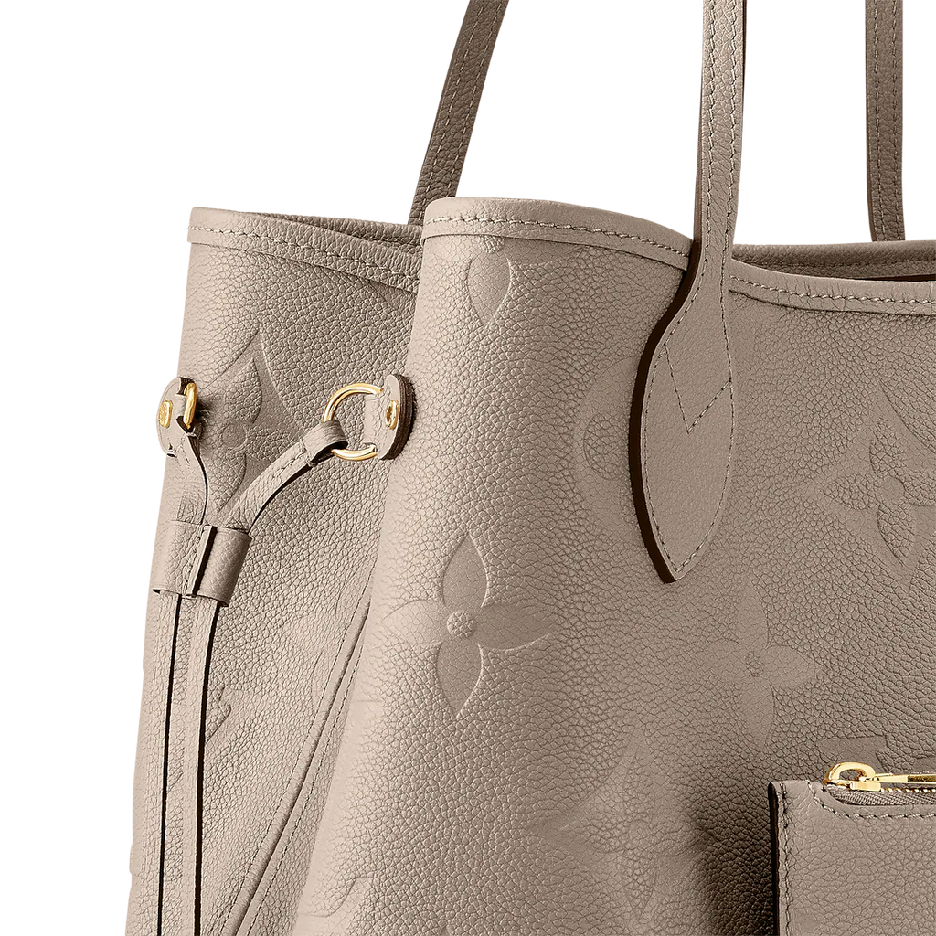 Louis Vuitton Neverfull MM Tourterelle Gray Tote Bag — view 6