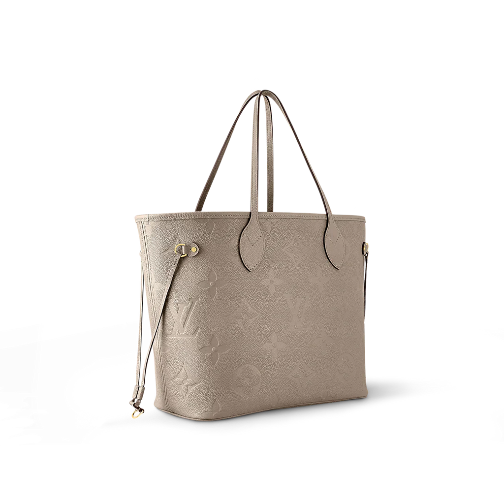 Louis Vuitton Neverfull MM Tourterelle Gray Tote Bag — view 1