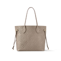 Louis Vuitton Neverfull MM Tourterelle Gray Tote Bag — view 2