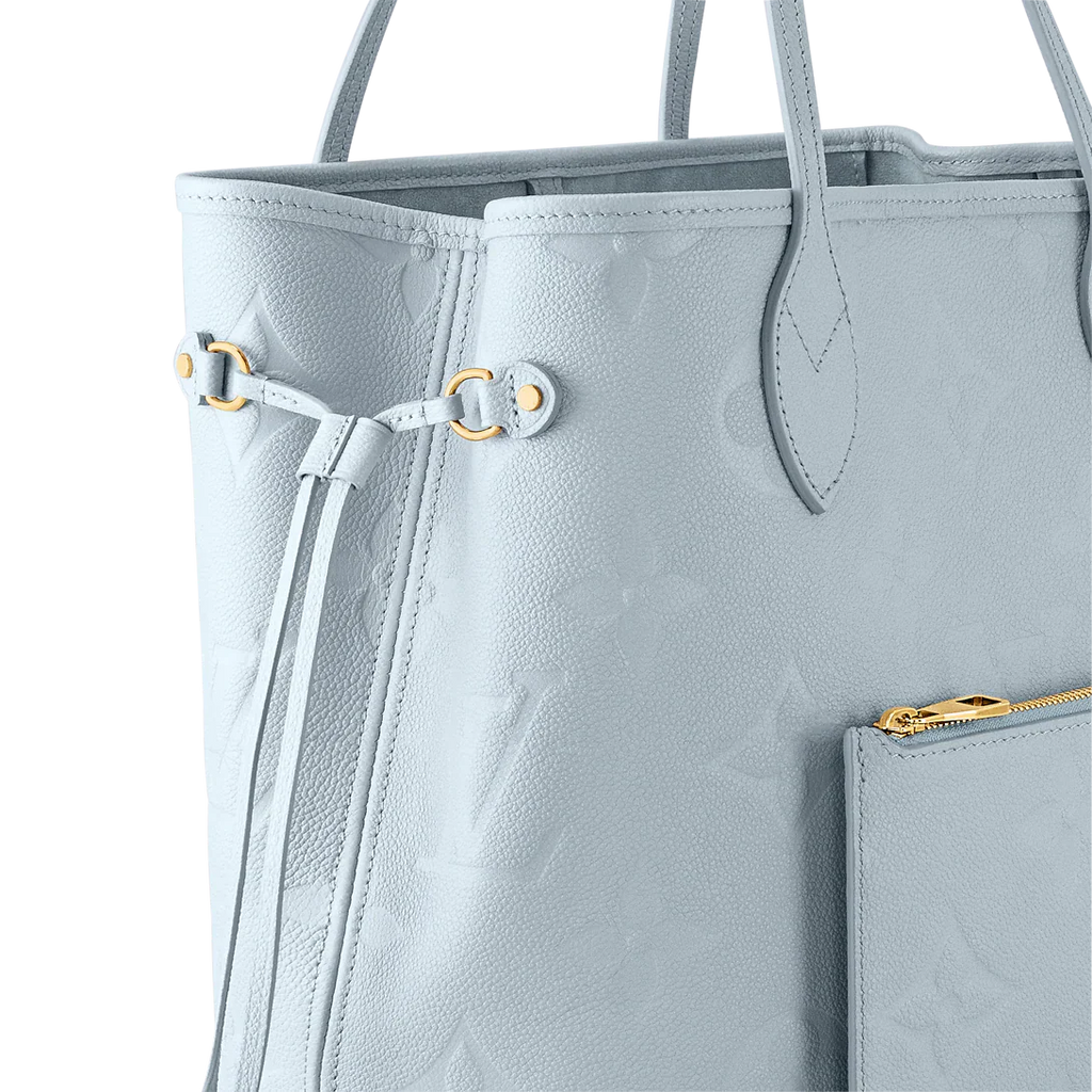 Louis Vuitton Neverfull MM Blue Hour Tote Bag — view 5