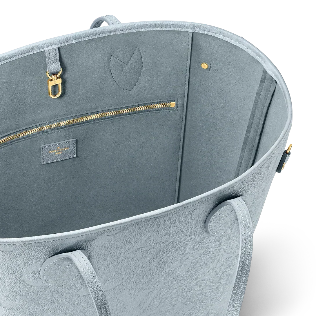 Louis Vuitton Neverfull MM Blue Hour Tote Bag — view 4