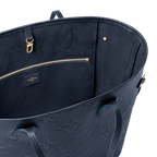 Louis Vuitton Neverfull MM Navy Blue Tote Bag — view 7