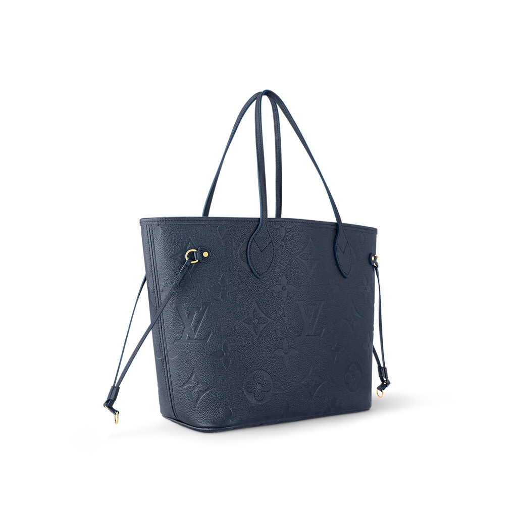 Louis Vuitton Neverfull MM Navy Blue Tote Bag — view 1