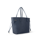 Louis Vuitton Neverfull MM Navy Blue Tote Bag — view 1
