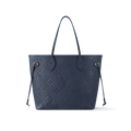 Louis Vuitton Neverfull MM Navy Blue Tote Bag — view 2