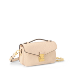 LV Pochette Métis East West Monogram Canvas Handle Crossbody Bag with Chain Strap and Leather Trim — view 9