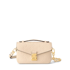 LV Pochette Métis East West Monogram Canvas Handle Crossbody Bag with Chain Strap and Leather Trim — view 8