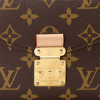 LV Pochette Métis East West Monogram Canvas Handle Crossbody Bag with Chain Strap and Leather Trim — view 4