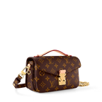 LV Pochette Métis East West Monogram Canvas Handle Crossbody Bag with Chain Strap and Leather Trim — view 2