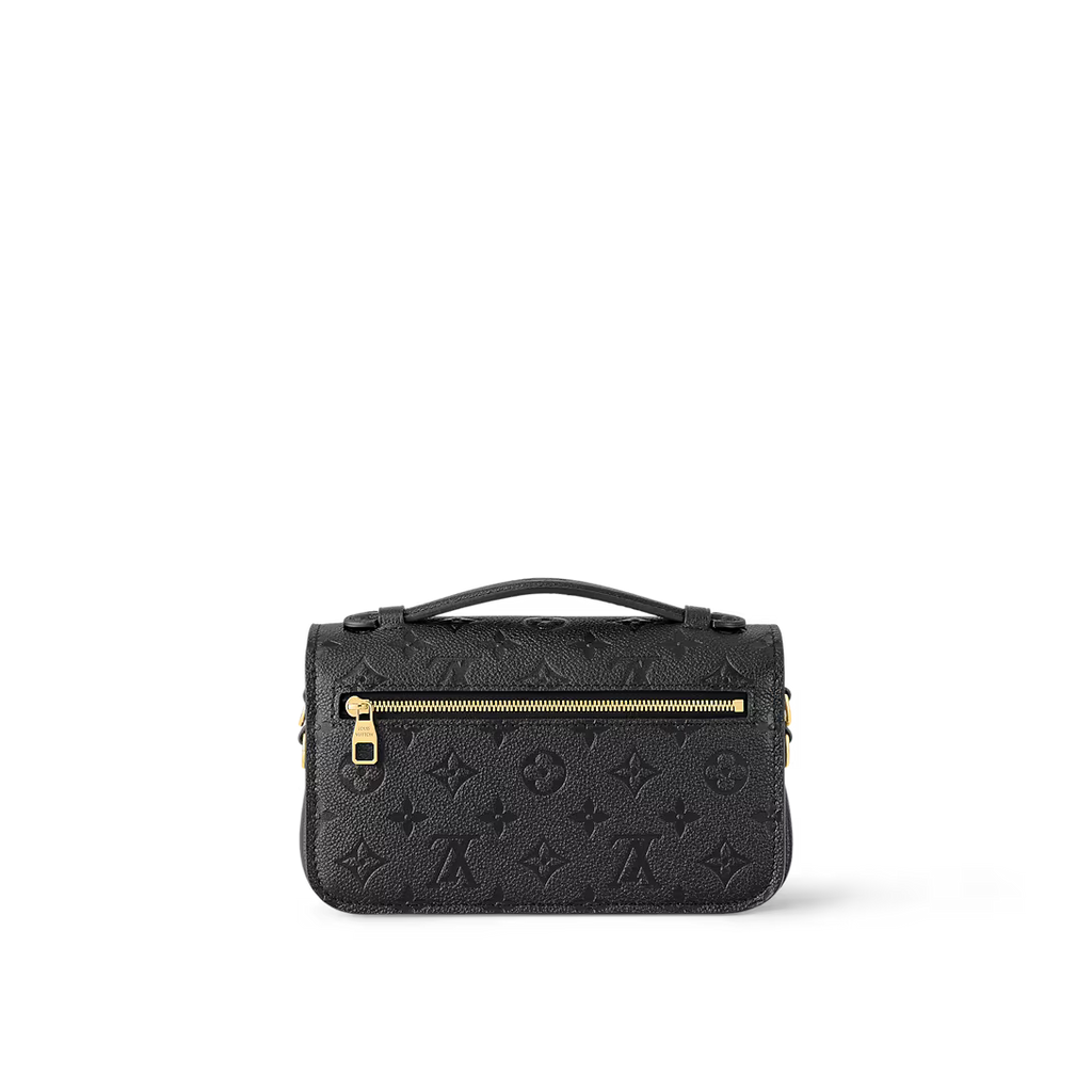LV Pochette Métis East West Monogram Canvas Handle Crossbody Bag with Chain Strap and Leather Trim — view 14