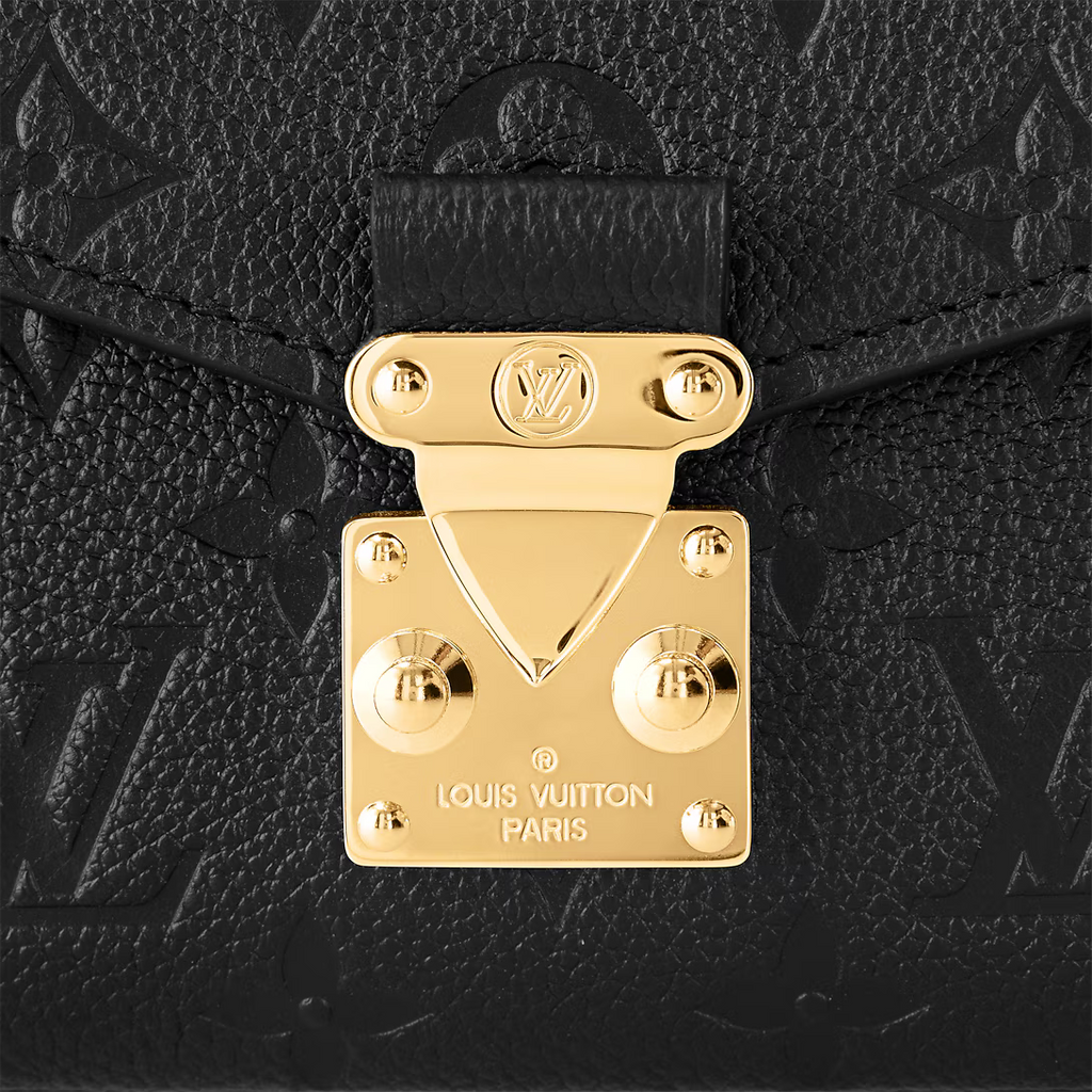 LV Pochette Métis East West Monogram Canvas Handle Crossbody Bag with Chain Strap and Leather Trim — view 16