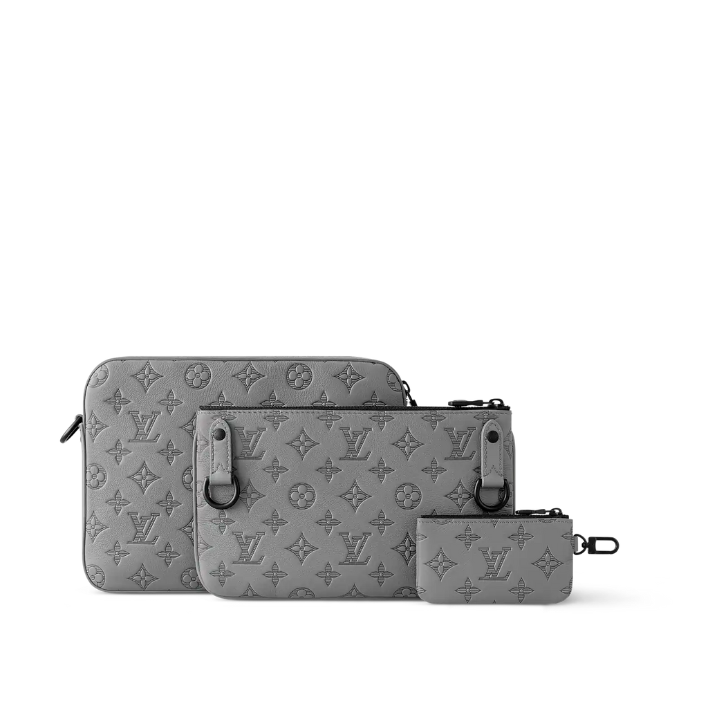Louis Vuitton Trio Messenger Bag - Anthracite Gray — view 3