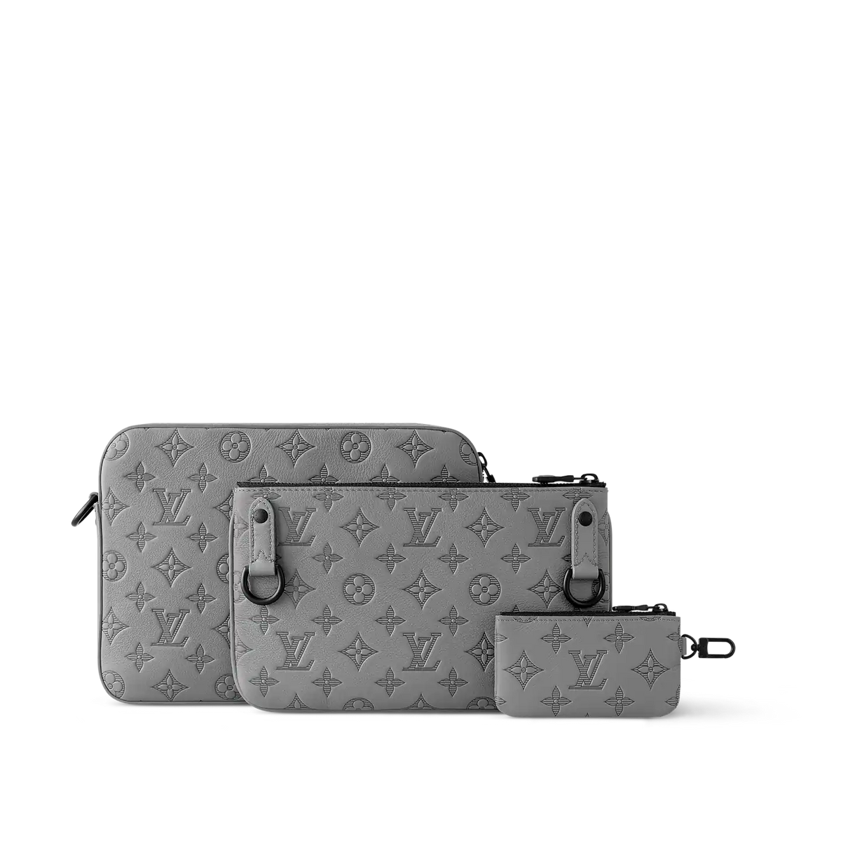 Louis Vuitton Trio Messenger Bag - Anthracite Gray — view 3