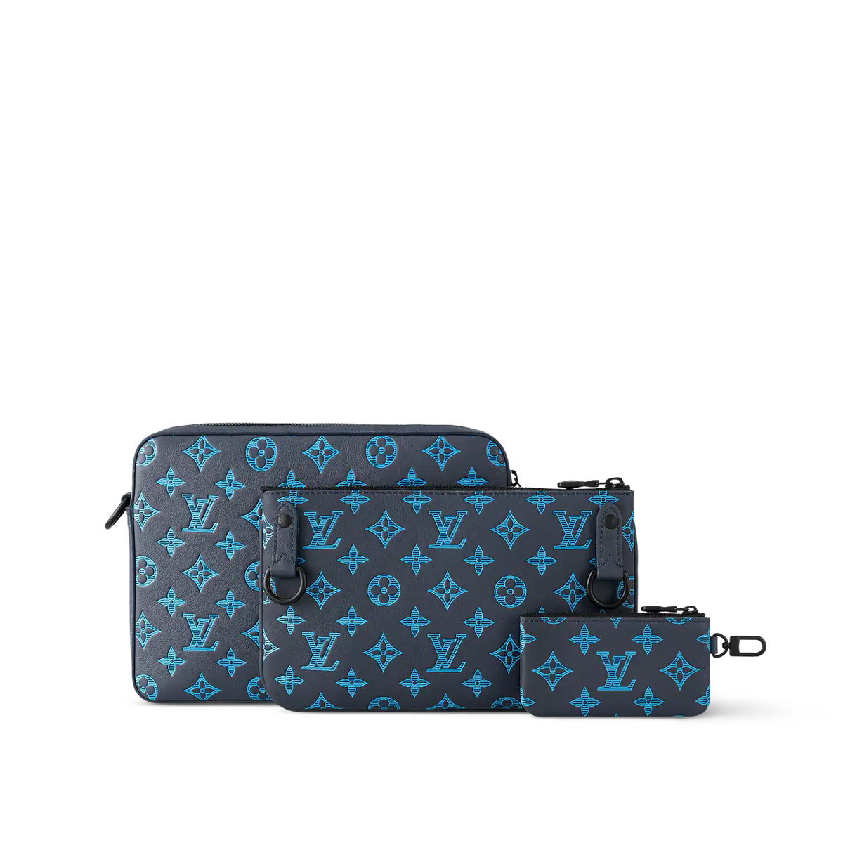 Louis Vuitton Trio Messenger Bag - Navy River Blue — view 3