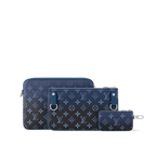 Trio Messenger Bag - Navy Blue — view 2