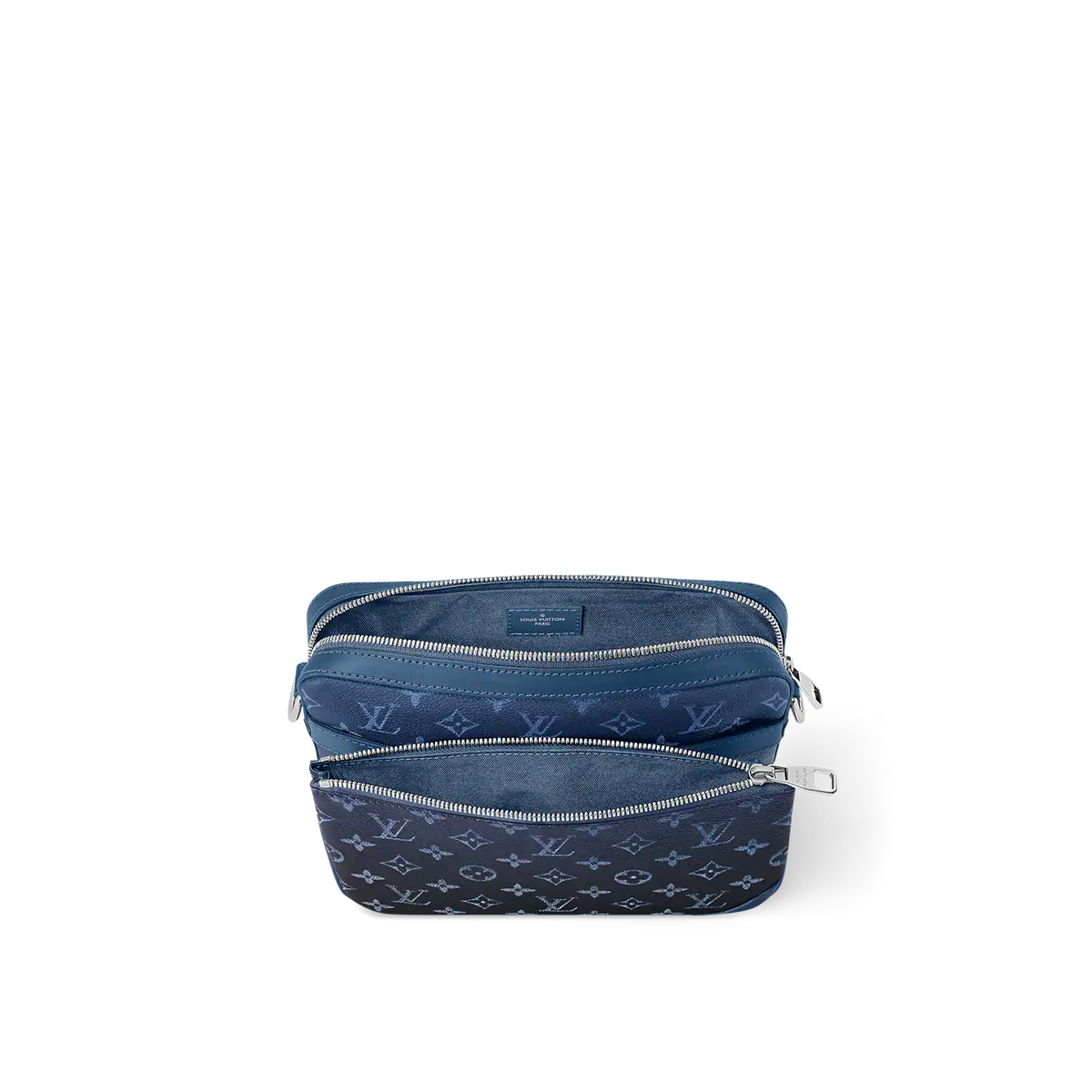 Trio Messenger Bag - Navy Blue — view 3